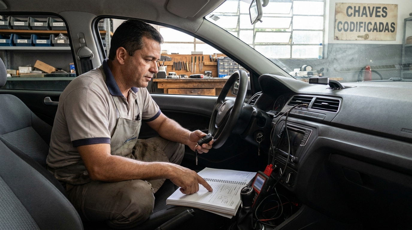 Codificação de Chaves na Samambaia, Jundiaí‑SP