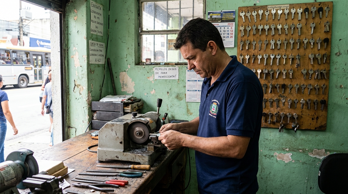 Cópia de Chave Comum no Gramadão, Jundiaí‑SP