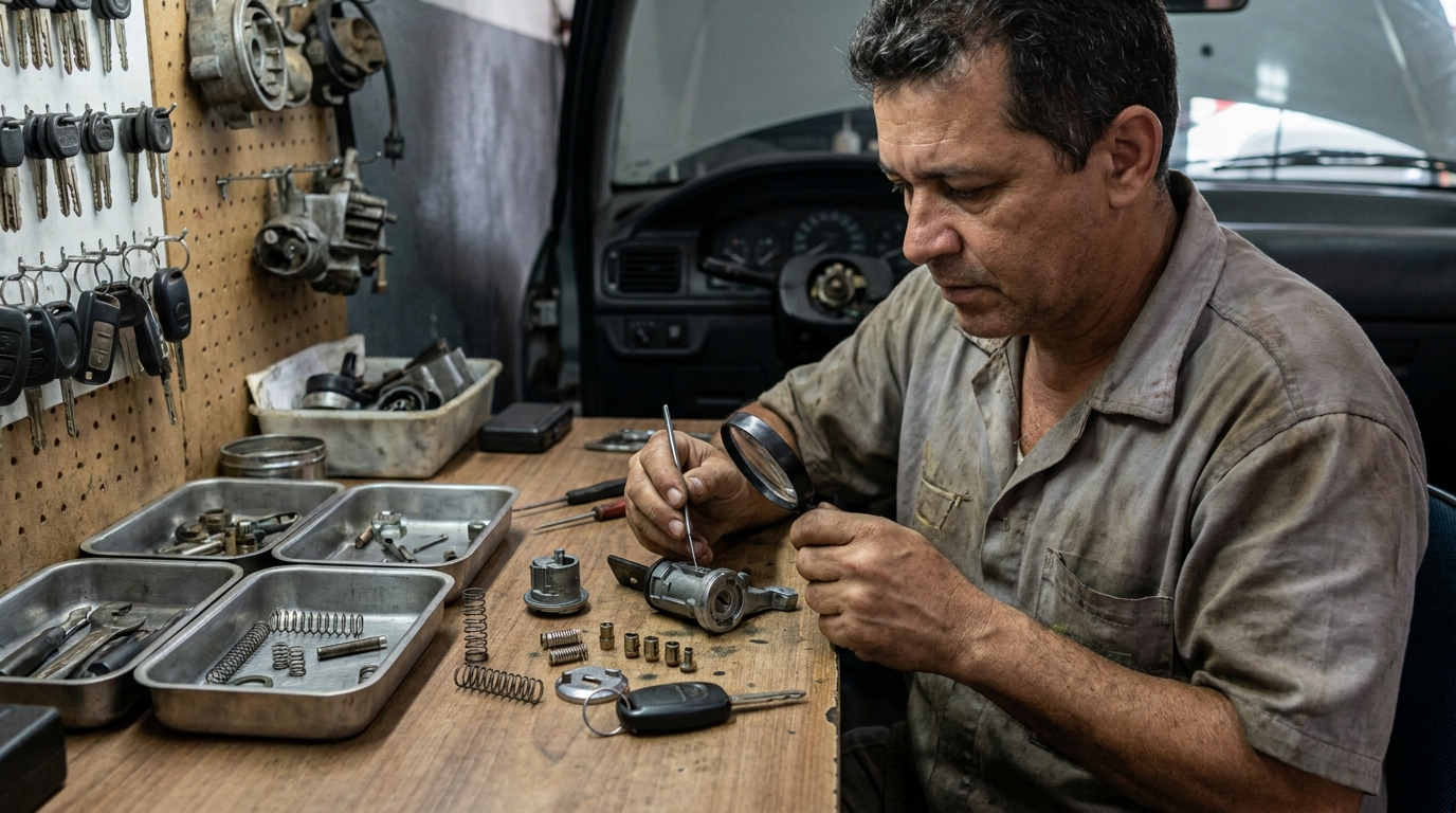 Reparo de Fechadura Automotiva na Alvorada, Jundiaí‑SP